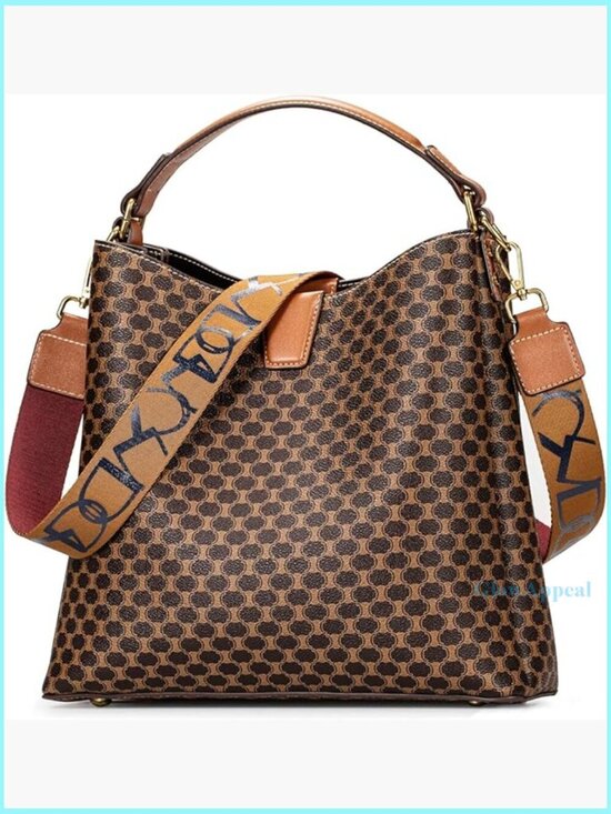 Handbags - Vintage Leather Satchel Handbag with Adjustable Straps Top Handle Tote